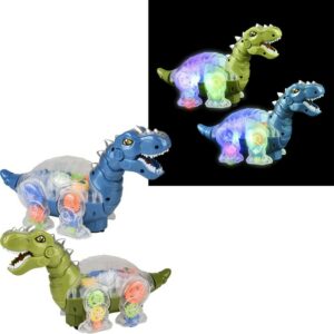 9.25" Light-Up Gear T-Rex (assortment - sold individually)