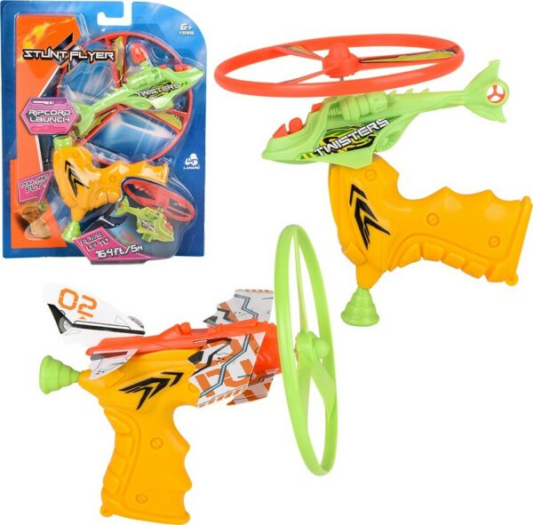 Stunt Flyer Bi-Plane/Helicopter Ripcord Launcher (assortment - sold individually)