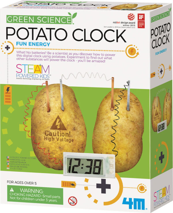 4M Green Science Potato Clock