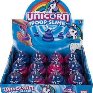 3" Unicorn Poop Slime