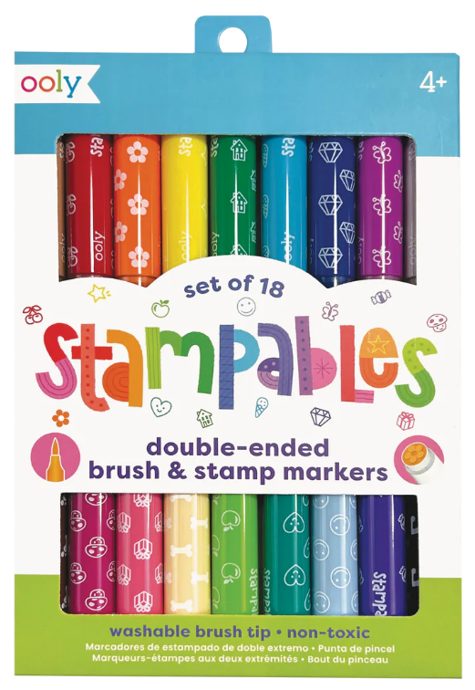 ooly stampables double ended brush stamp markers