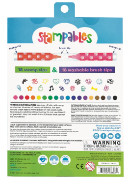 ooly stampables double ended brush stamp markers