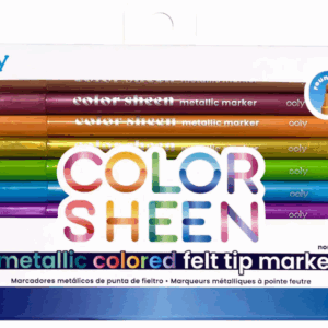 ooly color cheen metallic felt tip markers