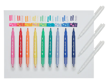 ooly stamp a doodle dbl end color changing markers