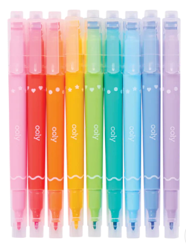 ooly confetti stamp double ended markers