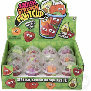 toy network squish stretch fruit cup