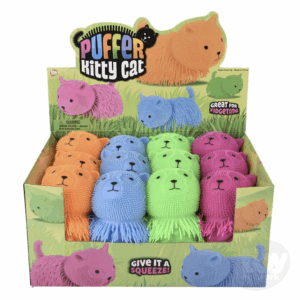 toy network 7" shaggy puffer cat