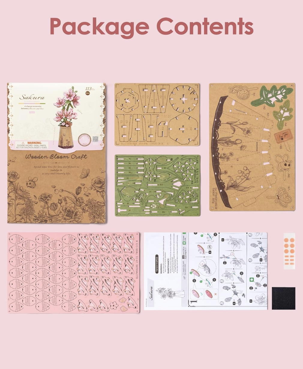 robotime sakura flower