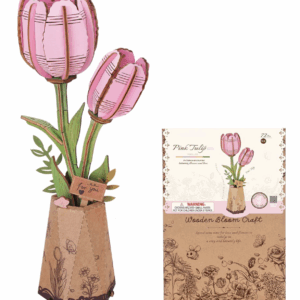 robotime pink tulip