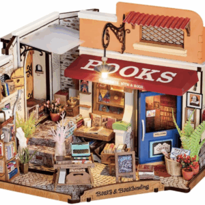 robotime corner bookstore