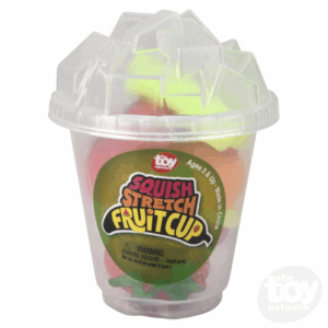 toy network stretch squish fruit asst