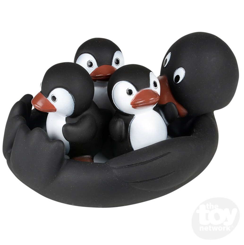 toy network penguin bath play set 4pcs