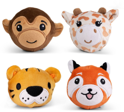 kc safari bouncy plushies