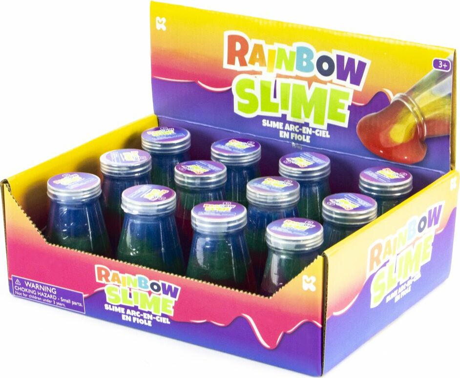 Rainbow Slime in Flask