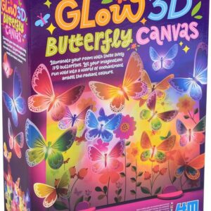 Kidzmaker - 3D Glow Butterfly Canvas