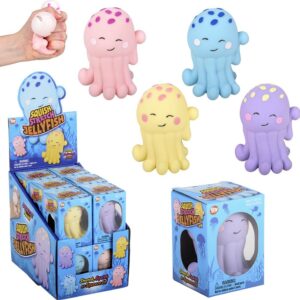3" Squish and Stretch Jelly Fish (assortment - sold individually)