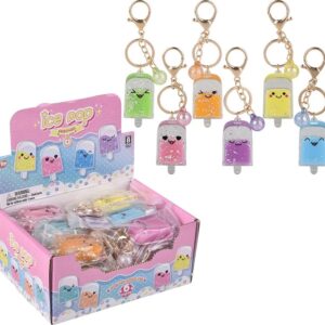 2.5" Kawaii Ice Pop Glitter Clip On (assorted)