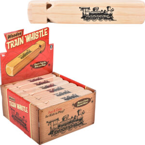 Wooden Train Whistle 7.5" (sold individually)